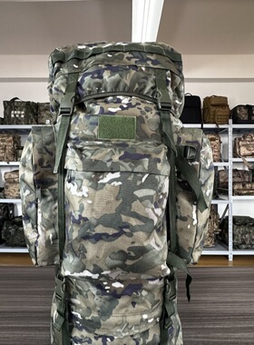 新款背囊115L旅行战术背包大容量户外徒步行山物资登山包双肩男女