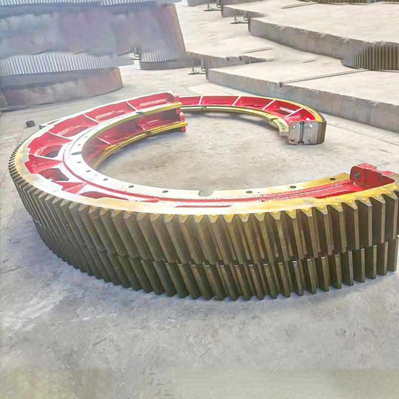 球磨机大齿轮圈磨齿烘干机齿轮大模数齿轮轮回转窑大齿轮机械配件