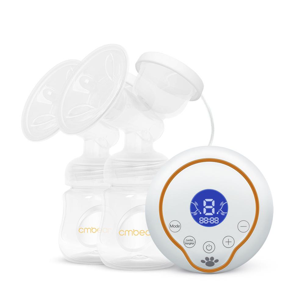 breast pump电动吸奶器双边智能静音电动吸乳器液晶显示