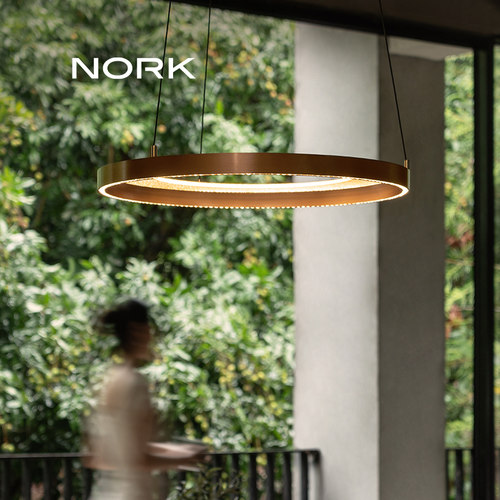 诺克花溪圆形客厅吊灯大厅主灯