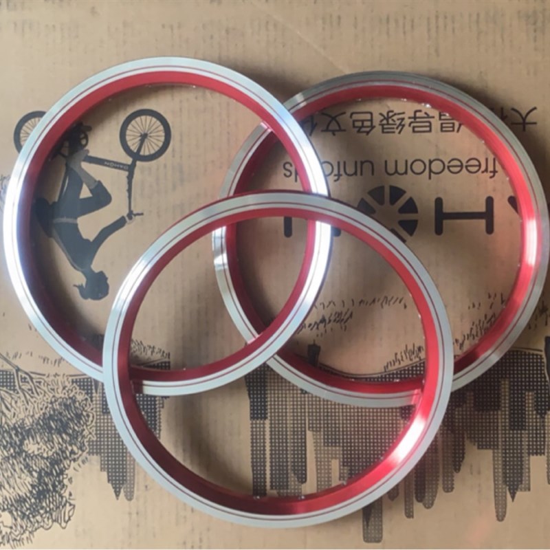 加厚14寸20孔车圈,加厚电动自行车车圈,加厚U双层铝合金车圈