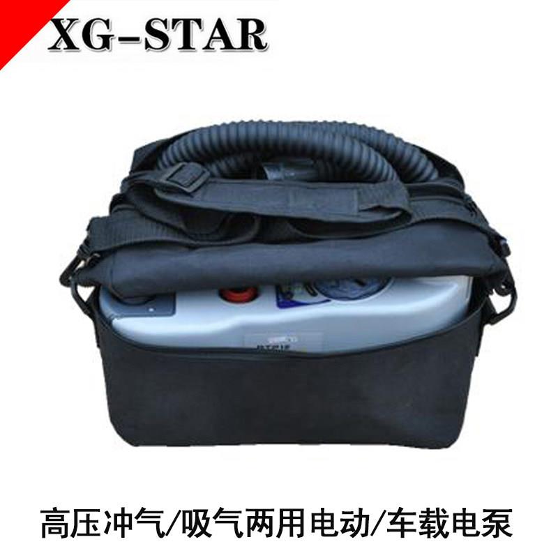 信光橡皮艇钓鱼船皮划艇漂流艇船用橡皮艇用车载电泵打气机电动泵