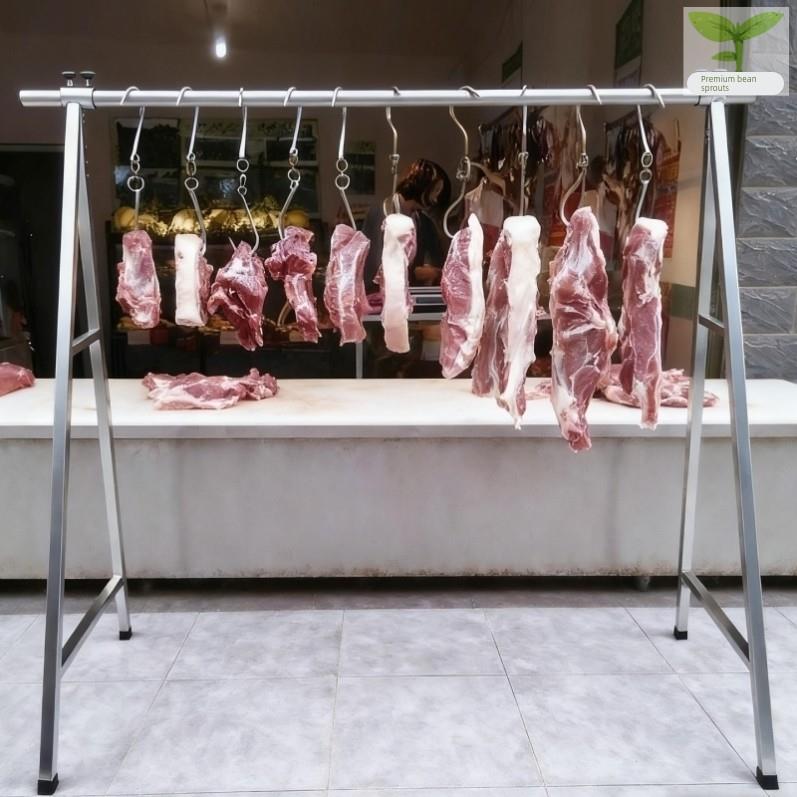 挂猪肉架子挂肉架卖肉专用架挂架挂羊肉腊肠挂腊肉的架子钢管重型
