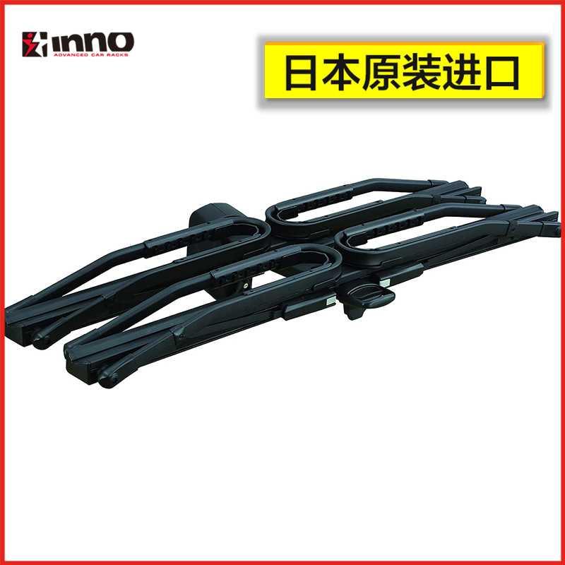INNO 后拖自行车架 公路山地汽车载架皮卡后斗备胎式拖挂单车尾架