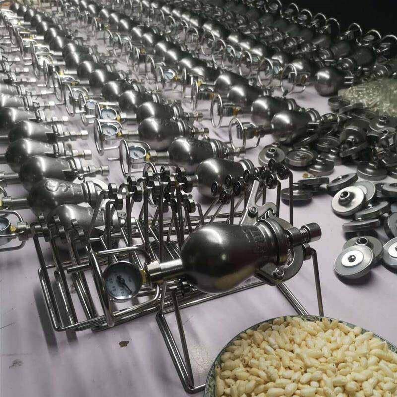 迷你爆米花机老式爆米花炉网红手摇加厚家用304粮食放大器不锈钢