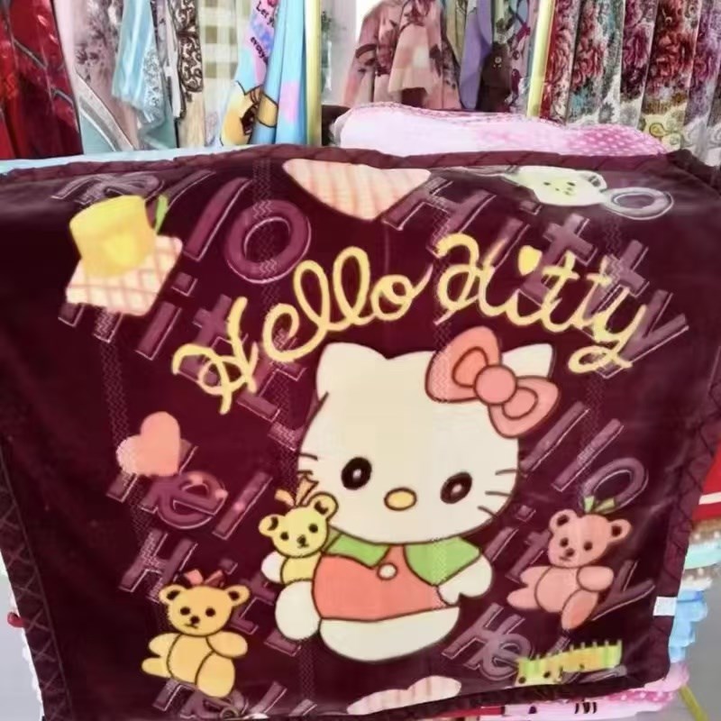 儿童婴儿毛毯小被子双层加厚秋冬季新生儿宝宝幼儿园午睡盖毯毯子