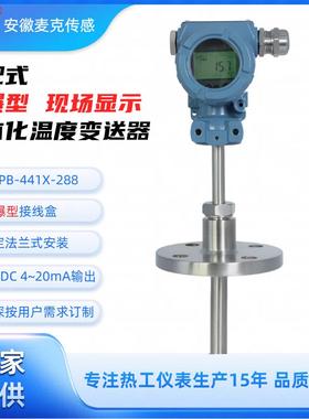 一体化温度传感器 一体化温度变送器 WZPB-441-288 4~20mA+HART