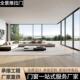 断桥全景落地推拉门玻璃阳台移门客厅铝合金隔断门无框折叠窗定制
