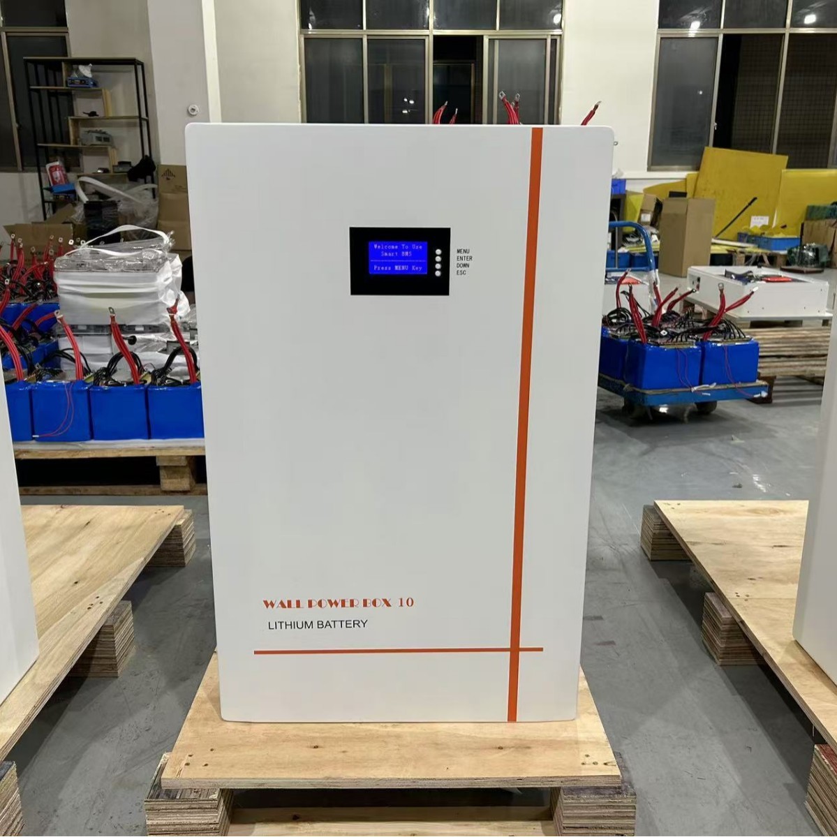 15度电壁挂式锂电池家庭储能51.2V300AH带蓝牙带wifi磷酸锂