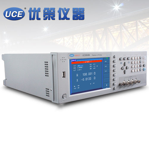 优策UC2867高频LCR数字电桥测试仪300K高精度电容电感阻抗分析仪