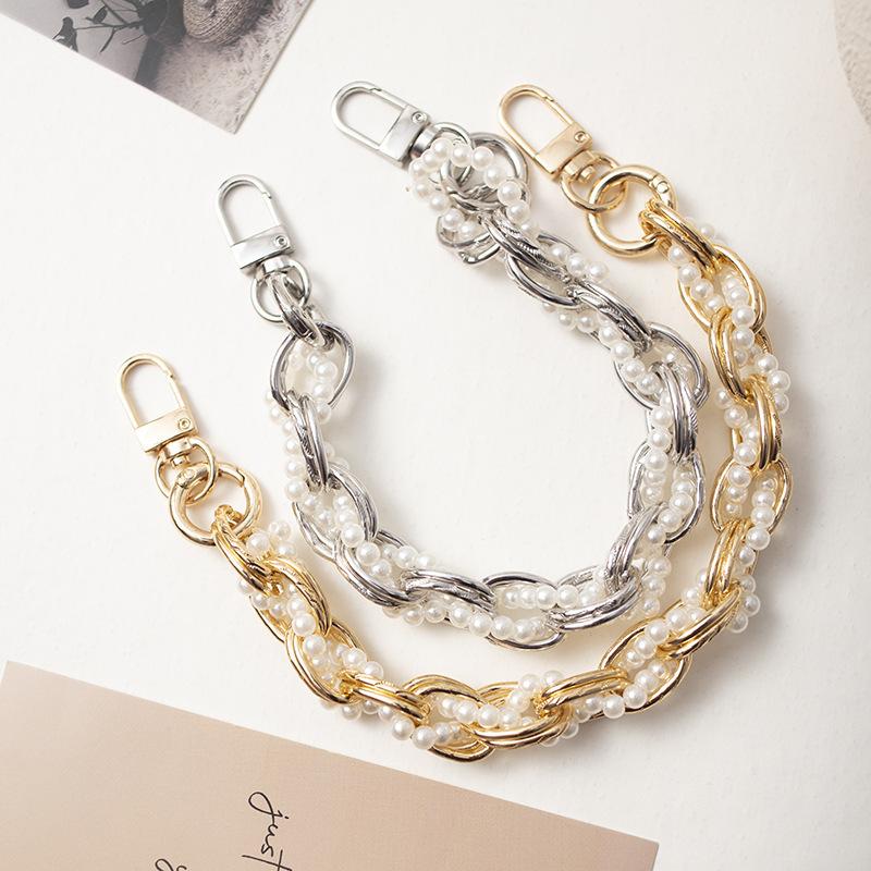 手机壳挂绳珍珠高端手机绳新款手腕带金属链网红手机链手提链挂链