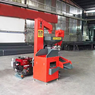 双机头出料打谷机水稻脱皮碾米机水冷柴油机震动去石打米机