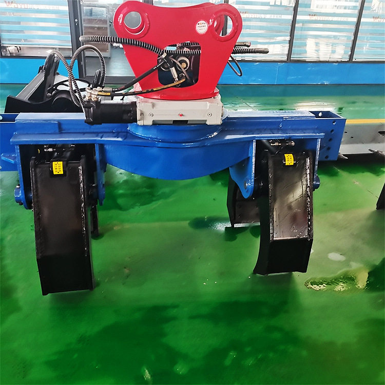 成德 电线杆立杆抓杆机 电力工程用抱夹式 挖机属具电线杆夹