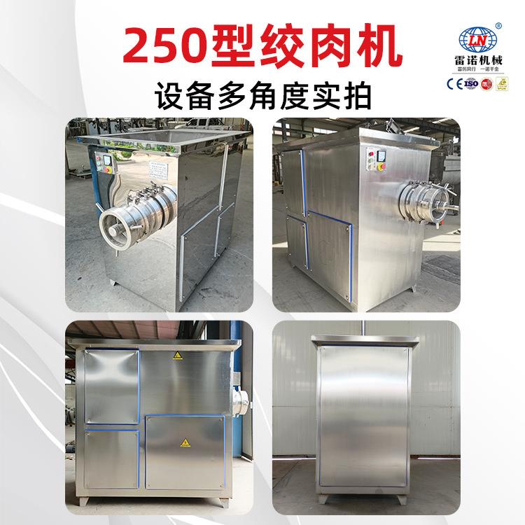 JR-250型绞肉机猪肉绞切机冻盘绞肉机冻板不锈钢绞肉设备