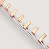 63A空开连接排铜排配电箱连接条母线排紫铜 DZ47 C45汇流排2P 1米