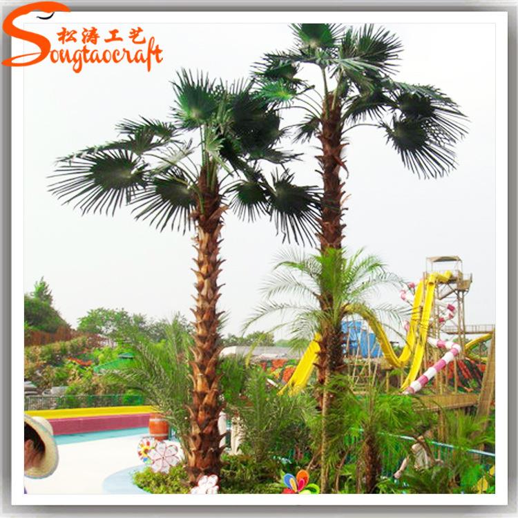 商场室内造景仿真棕榈树大型仿真棕榈树室外园林绿化厂家直销