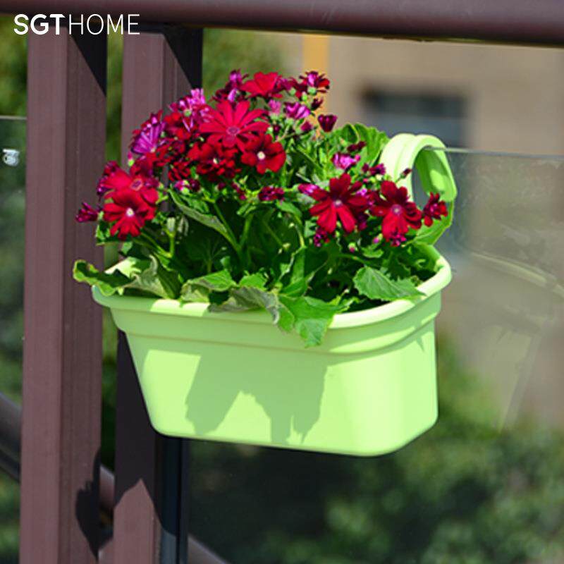 挂钩花盆阳台栏杆绿植花盆绿萝花盆墙面吊篮盆悬挂式壁挂花盆