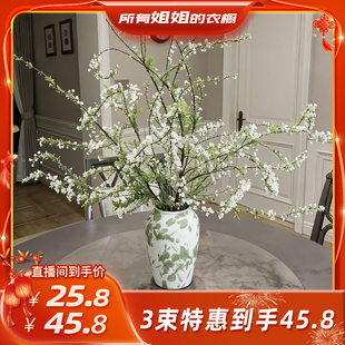 【所有姐姐的衣橱】鲜枝雪柳花带花苞发货花束水养好养可花瓶年宵