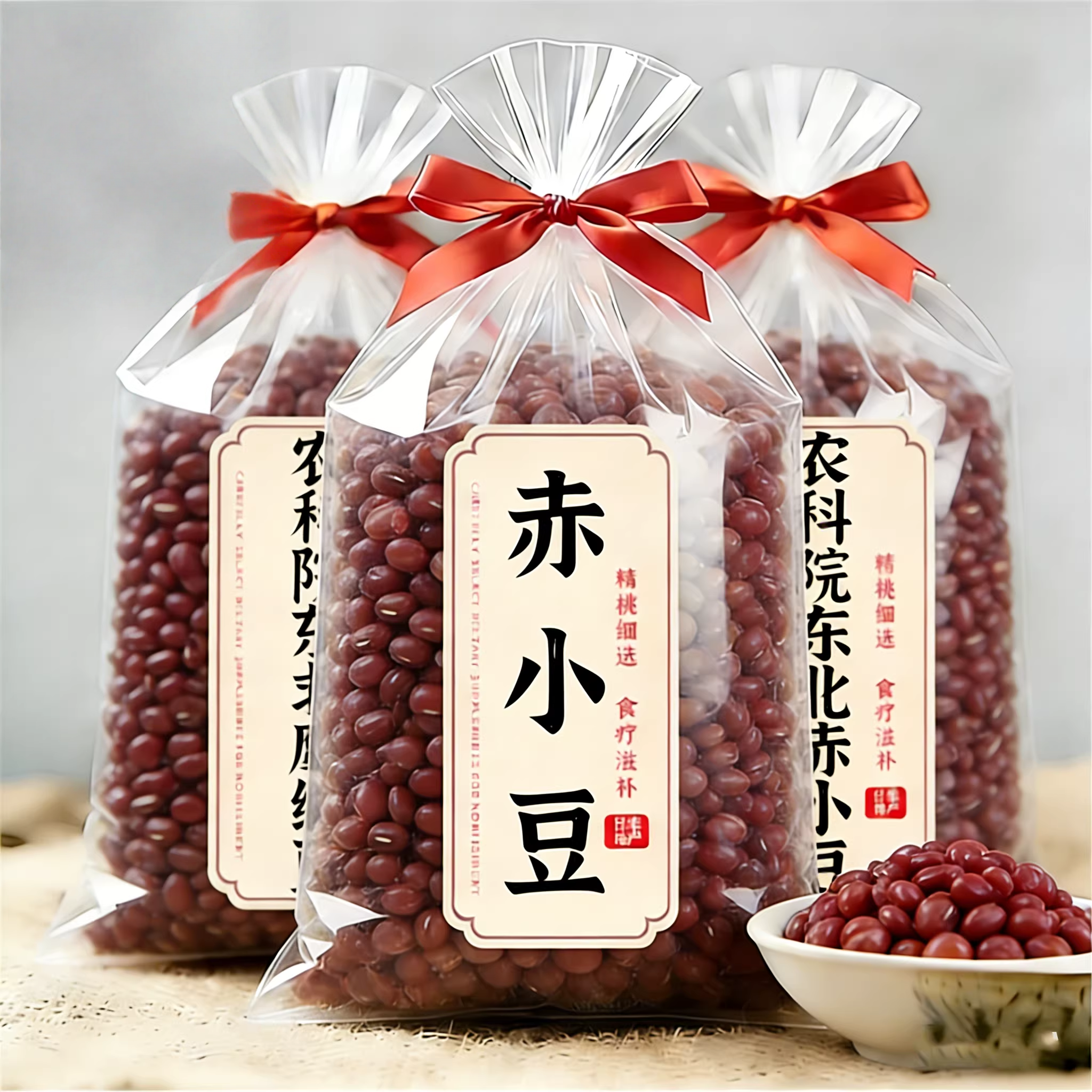 正宗赤小豆正品官方旗舰店中药材长粒2026年新货赤豆红豆可榨豆浆