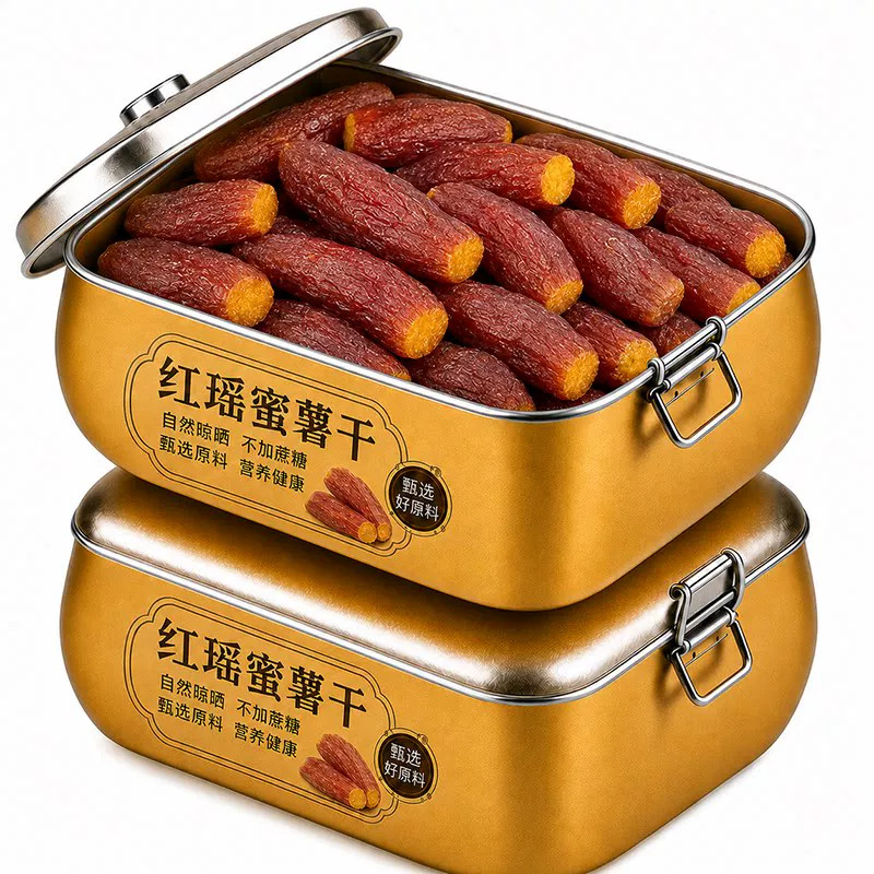 红瑶蜜薯干旗舰店农家自制烤红薯干无添加倒蒸自晒地瓜干早餐代餐