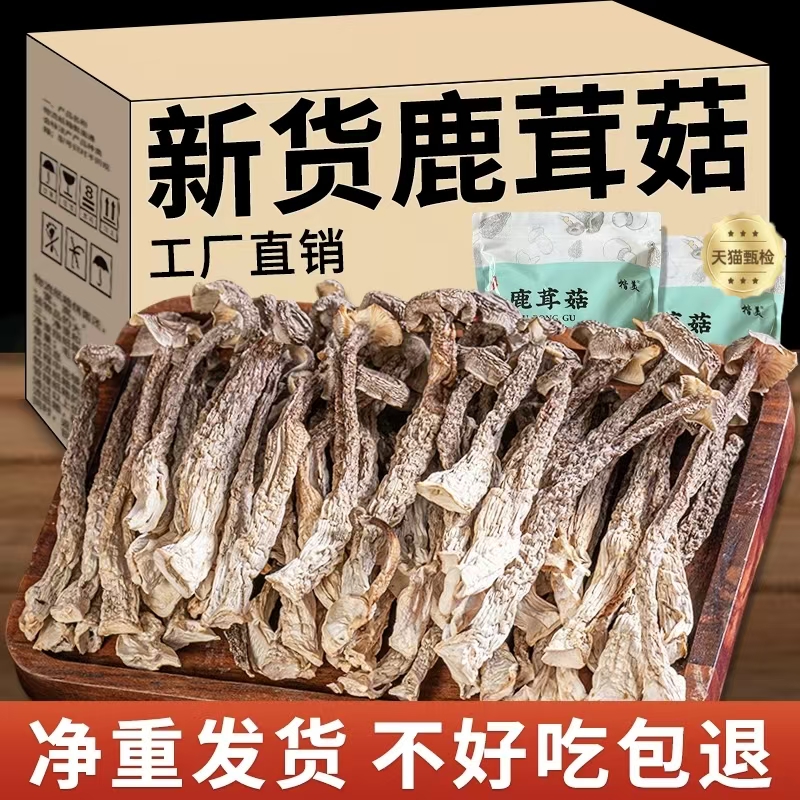 央妈推荐鹿茸菇干货新货鹿茸菌脆