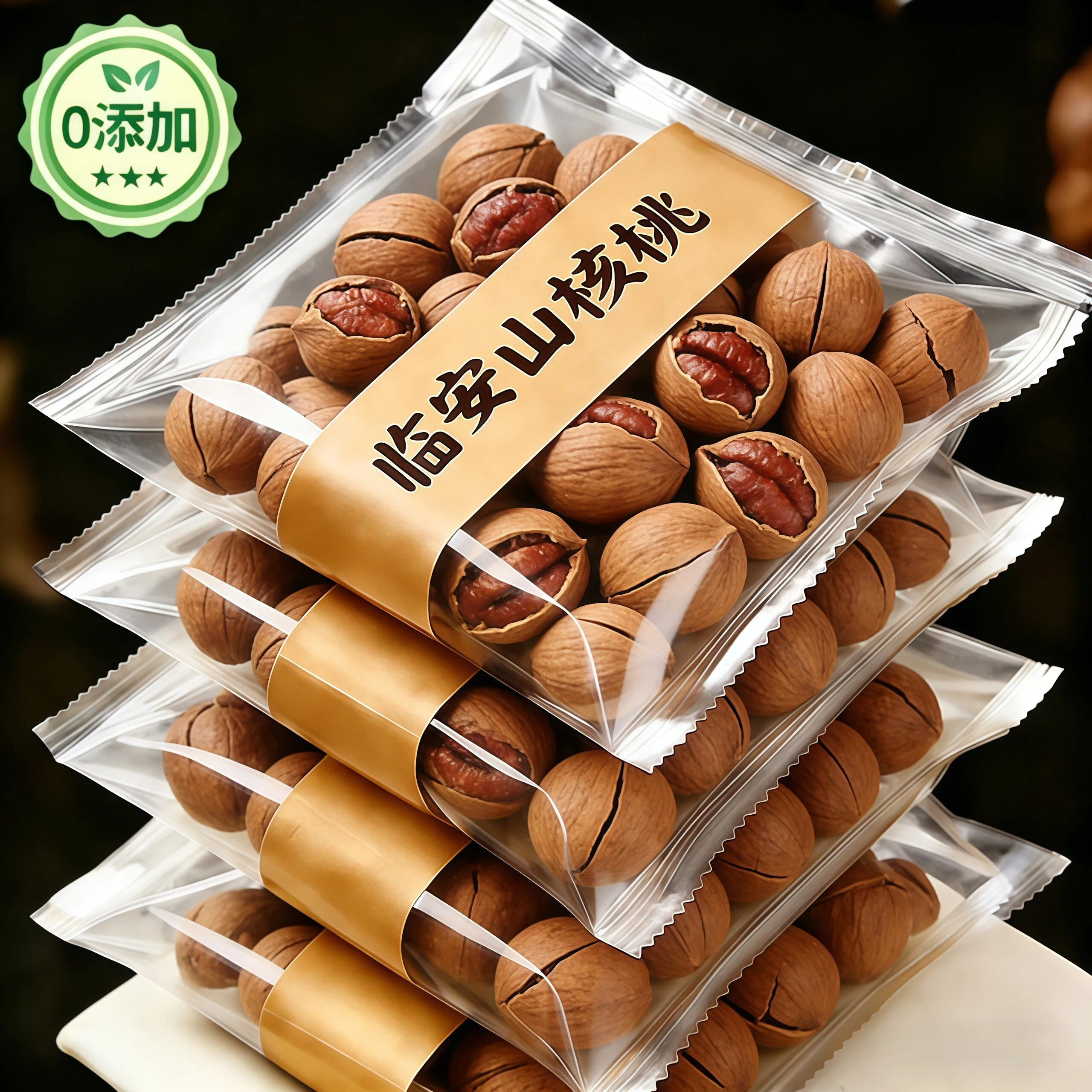 26年新货临安山核桃薄壳山核桃大籽手剥小核桃仁孕妇零食袋装罐装