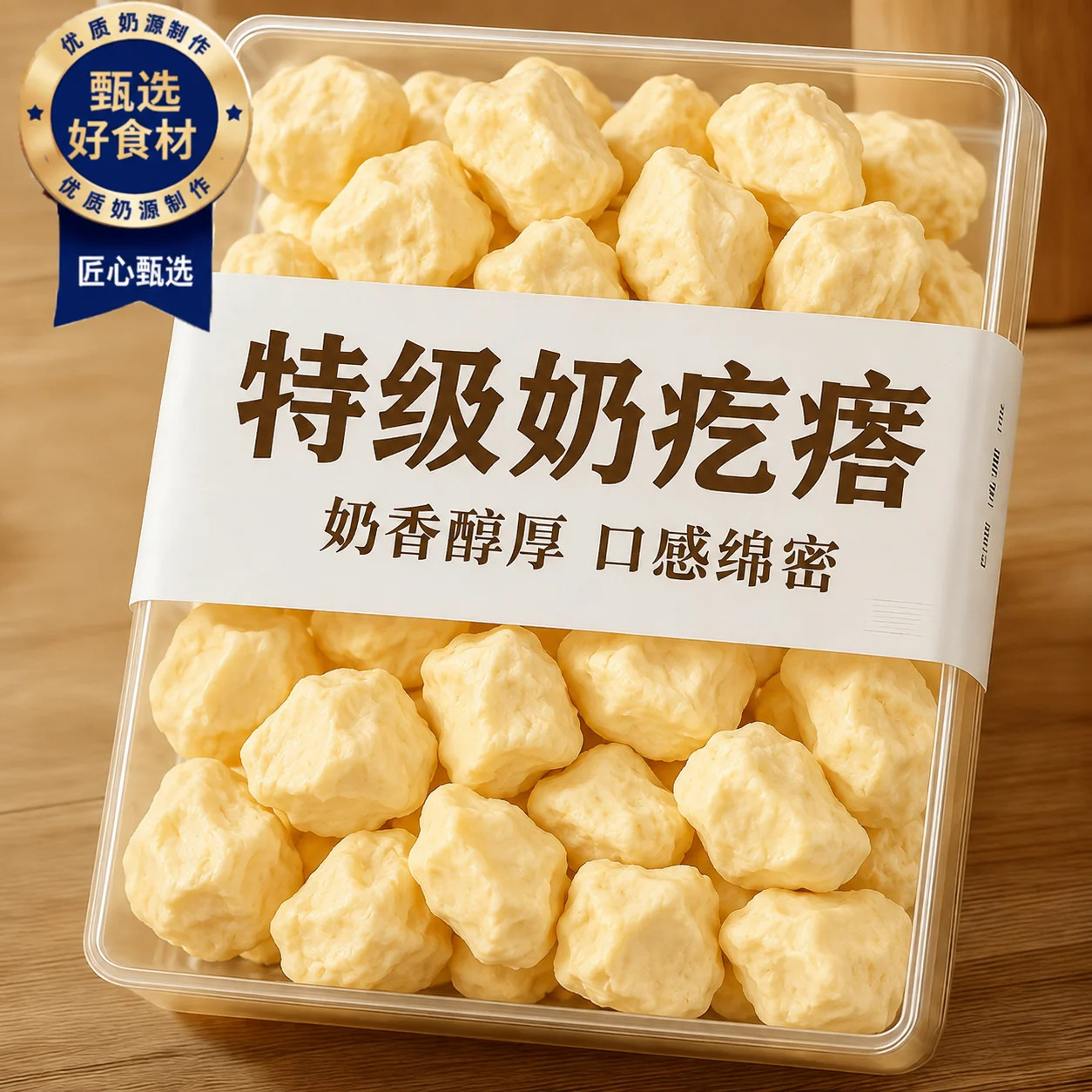 奶疙瘩内蒙古特产正宗无蔗糖爆浆奶疙瘩无添加奶酪奶疙瘩独立包装