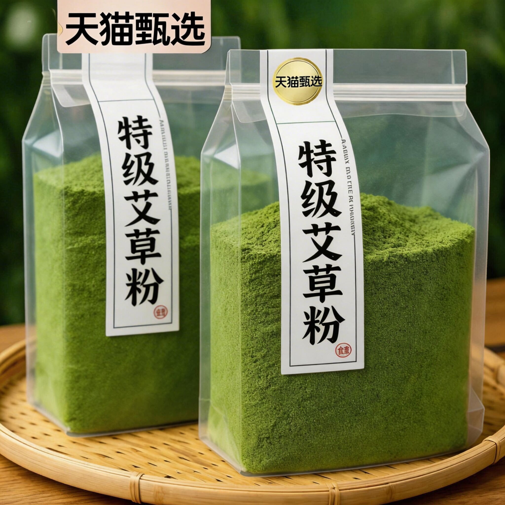 【天然研磨】无添加剂艾草粉烘焙图片