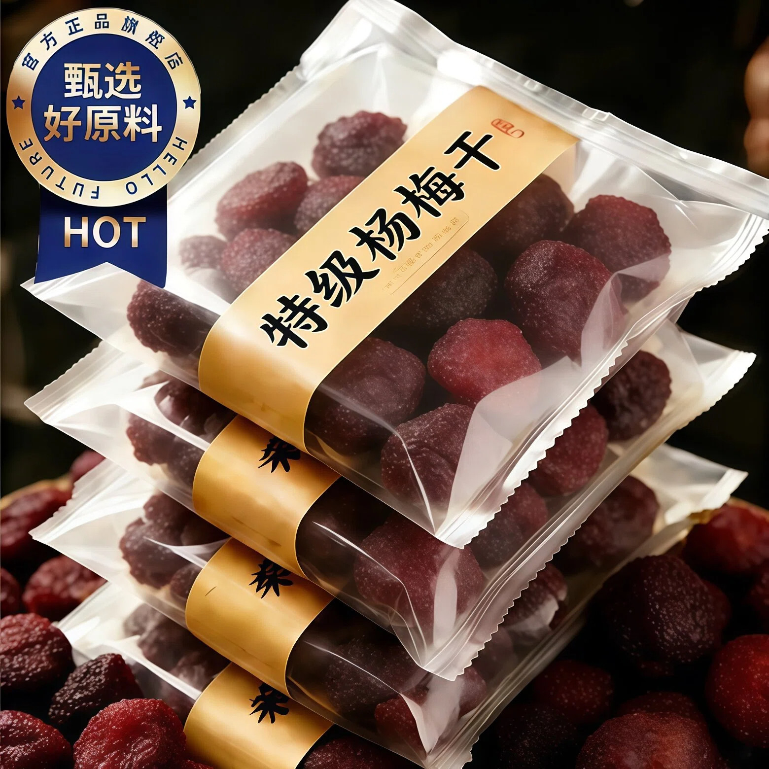正宗九制杨梅干官方旗舰店仙居东魁杨梅干孕妇无添加蜜饯酸甜零食
