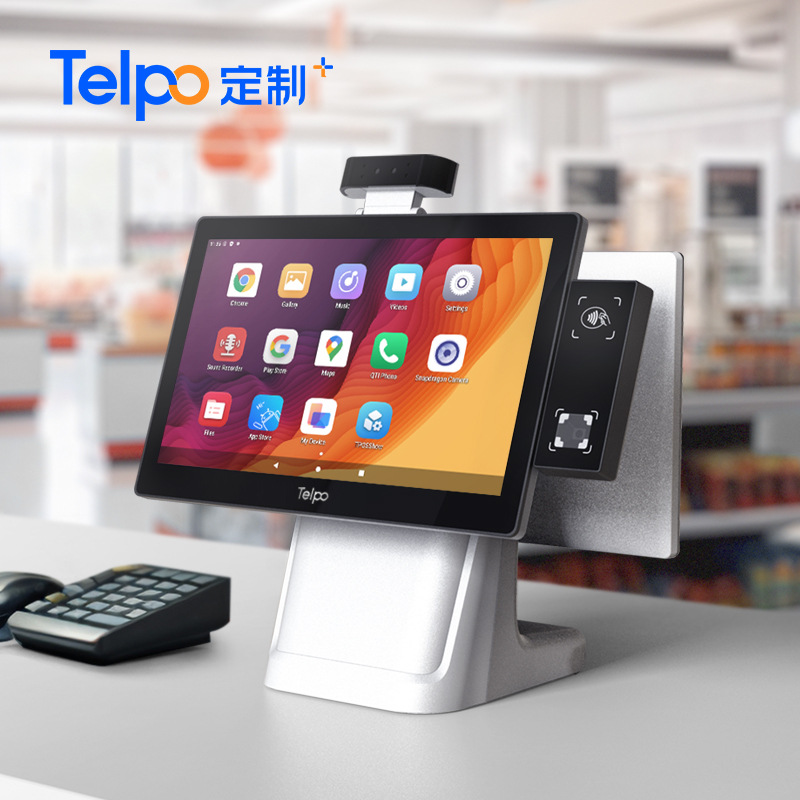 天波多功能高端收银机C1P刷脸扫码刷卡热敏打印支持二次开发硬件