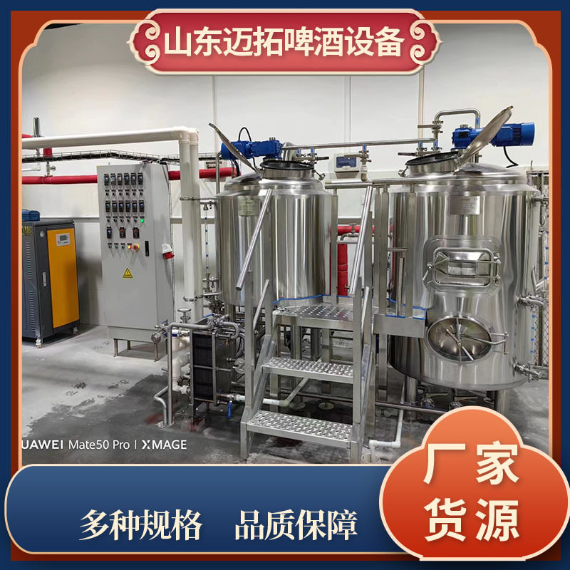 迈拓100L教学实验设备 不锈钢啤酒酿造机推荐 家酿啤酒精酿发酵罐
