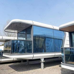 野奢体验科幻感流浪民宿户外移动商铺酒店咖啡屋设计感隔热客舱