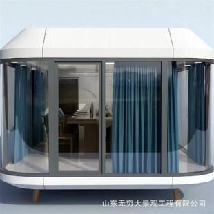 景区特色可移动户外酒店方舱民宿农家乐轻钢别墅集装 箱移动房屋