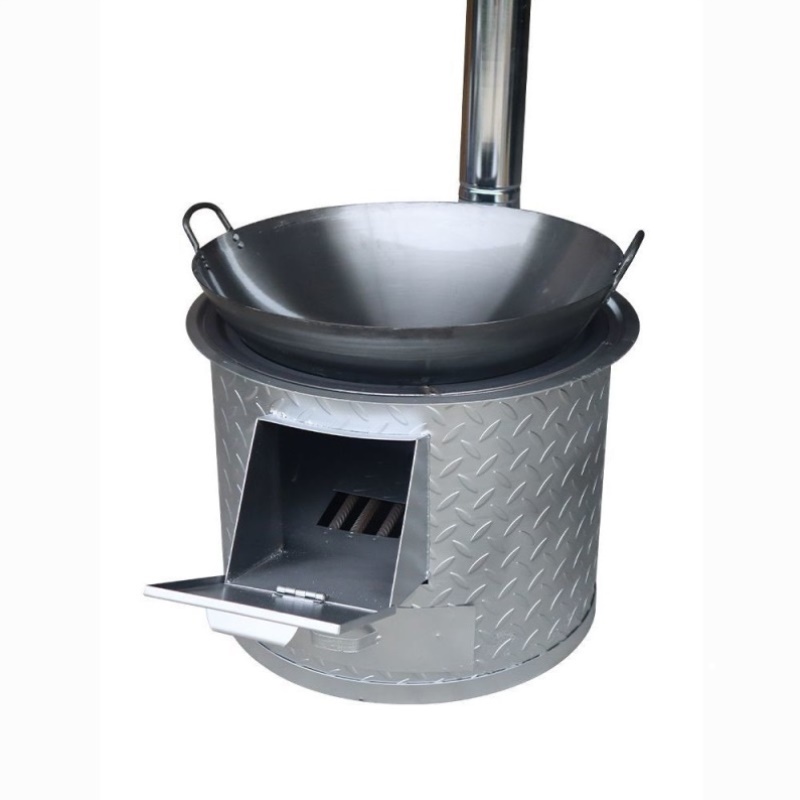 农村柴火灶家用烧木柴取暖炉户外移动节能地锅鸡炉具新式大锅灶台
