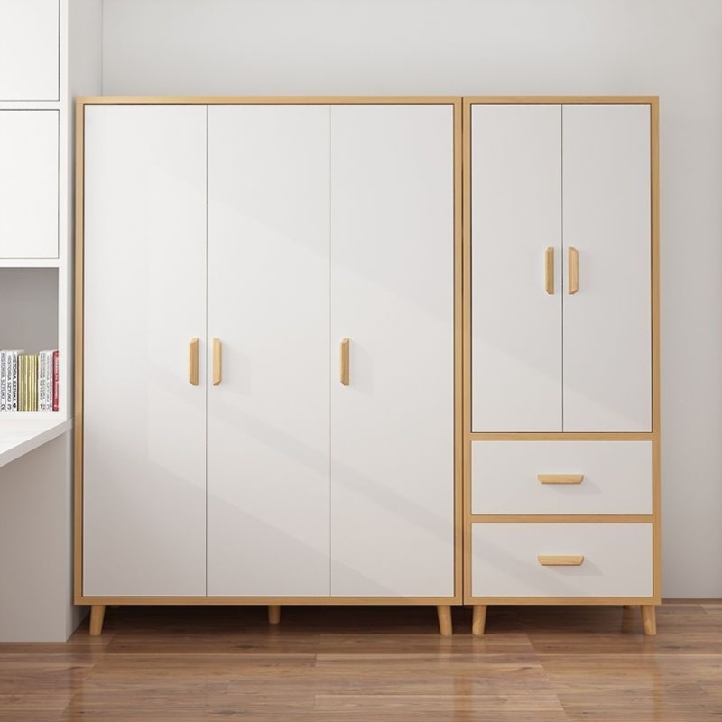衣柜家用卧室出租房大衣柜高颜值储物柜子大容量简易儿童组合衣橱