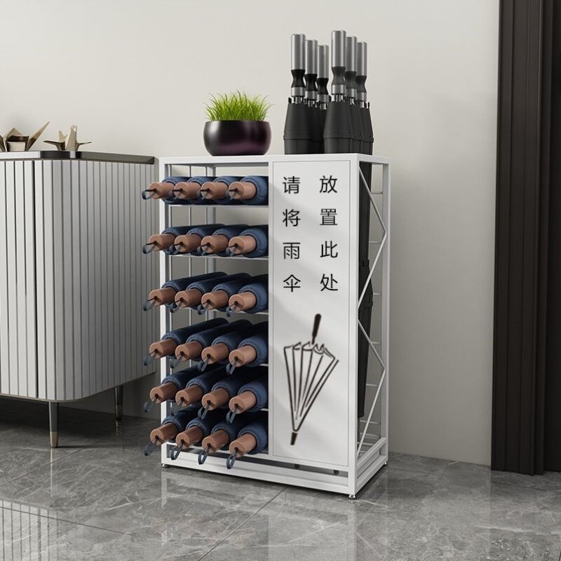 雨伞架收纳架商用家用大堂定制LOGO雨伞架学校教室沥水架