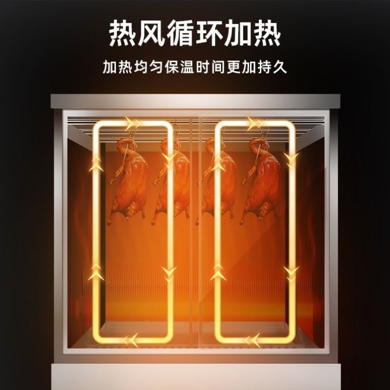 烤鸭保温柜商用台式保温箱加热柜烧腊脆皮五花肉鸭子保温展示柜