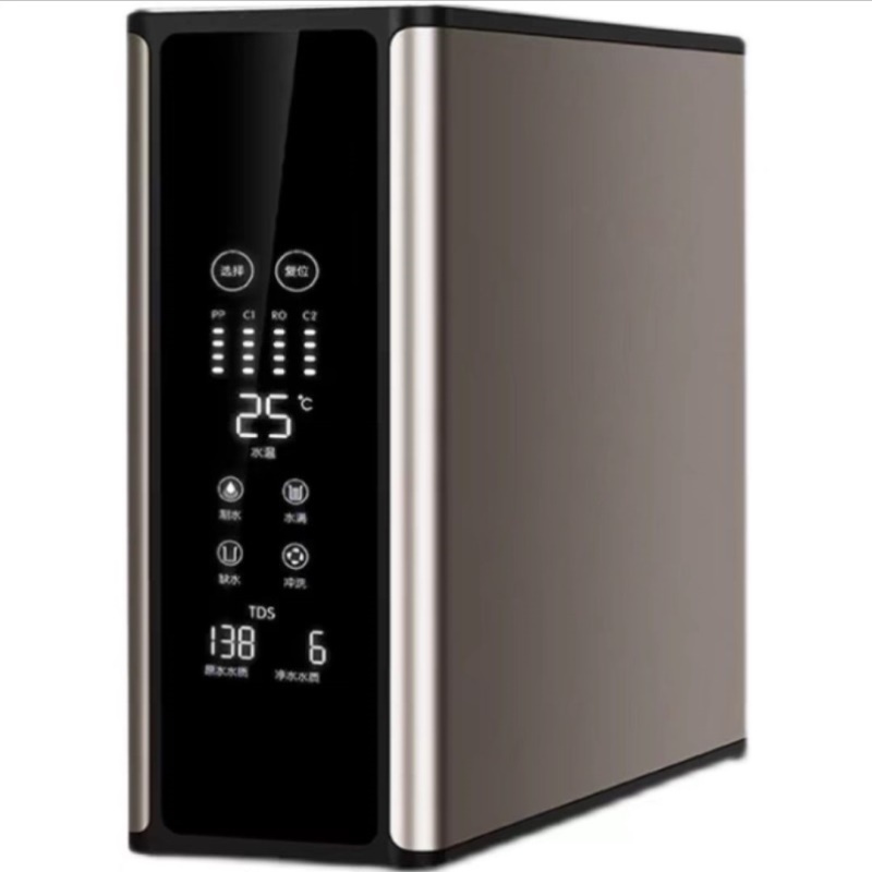高端无桶反渗透800G纯水机水质TDS显示直饮净水器