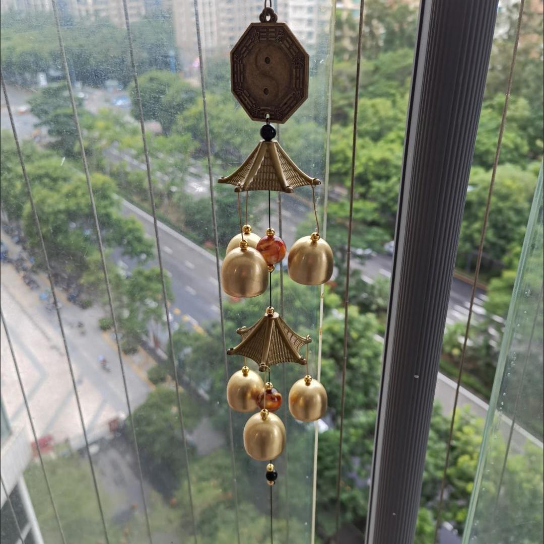 阳台风铃挂门进门防地震
