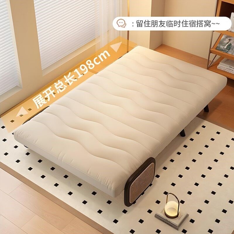 实木沙发床沙发可折叠两用客厅多功能双人伸缩小户型阳台单人沙发