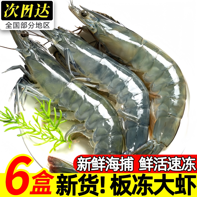 大海十三速冻大号基围虾批发