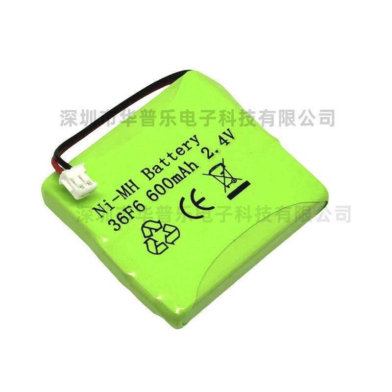 4/5F6 600mAh 2.4V方型镍氢口香糖无绳电话机子母机充电电池