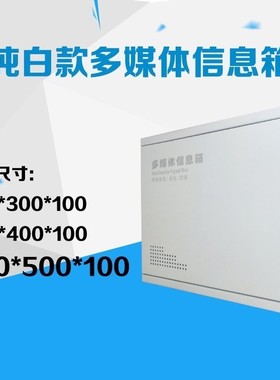 信息多媒体信息箱网络布线电箱弱电光纤入户信息50x40x1