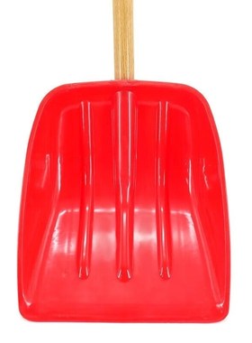 福昀塑料锹除雪铲推雪板大号红色长460mm宽420mm含柄单位个