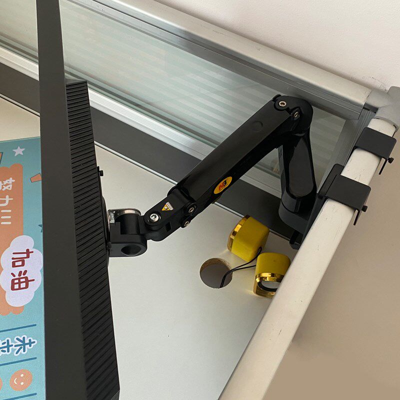 高档电脑显示器转角支架工位屏风转角挂架显示屏转角位屏幕辅助架