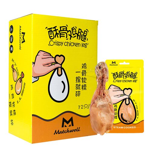 益和酥骨鸡腿整箱12只宠物狗狗零食营养鸡肉干鸡腿泰迪金毛伴粮