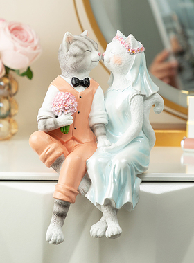 慧心巧聚摆件客厅卧室玄关家居饰品酒柜装饰卧室创意摆设结婚礼物