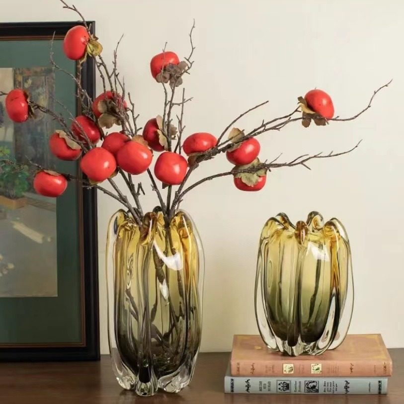 现代双色琉璃花瓶渐变色花瓶插花瓶客厅样板间花瓶摆设装饰,橡塑材料及制品,其他塑料制品,淘宝优惠券,粉丝福利购,淘宝优惠卷