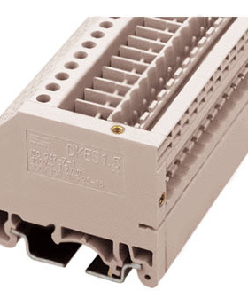 DKES1.5M-08P  DK系列(螺丝式), 插件连接端子, 一进二出