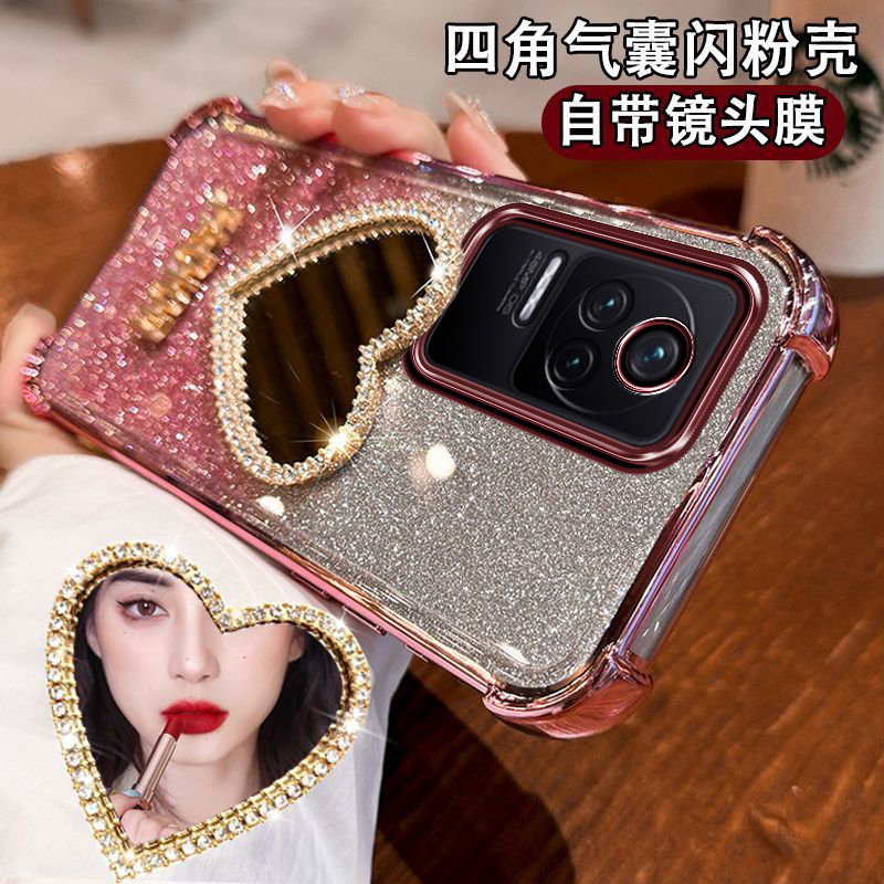 红米K50手机壳防撞设计手链个性